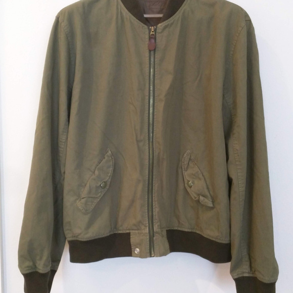 J Crew Jackets Coats J Crew Wallace Barnes Olive Bomber